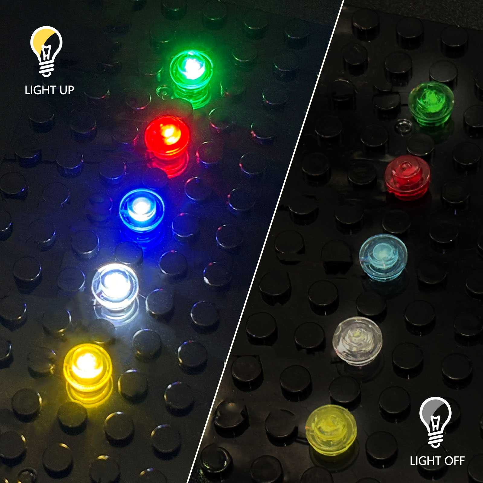 10 PCS Colorful LED Lighting   - Model Kit Instructions ulasan dan harga