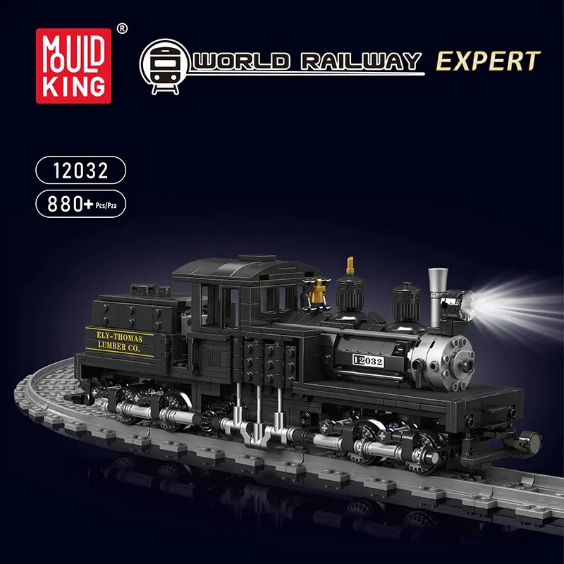 Mould King Shay-Type Steam Loc - Model Kit Locomotive ulasan dan harga