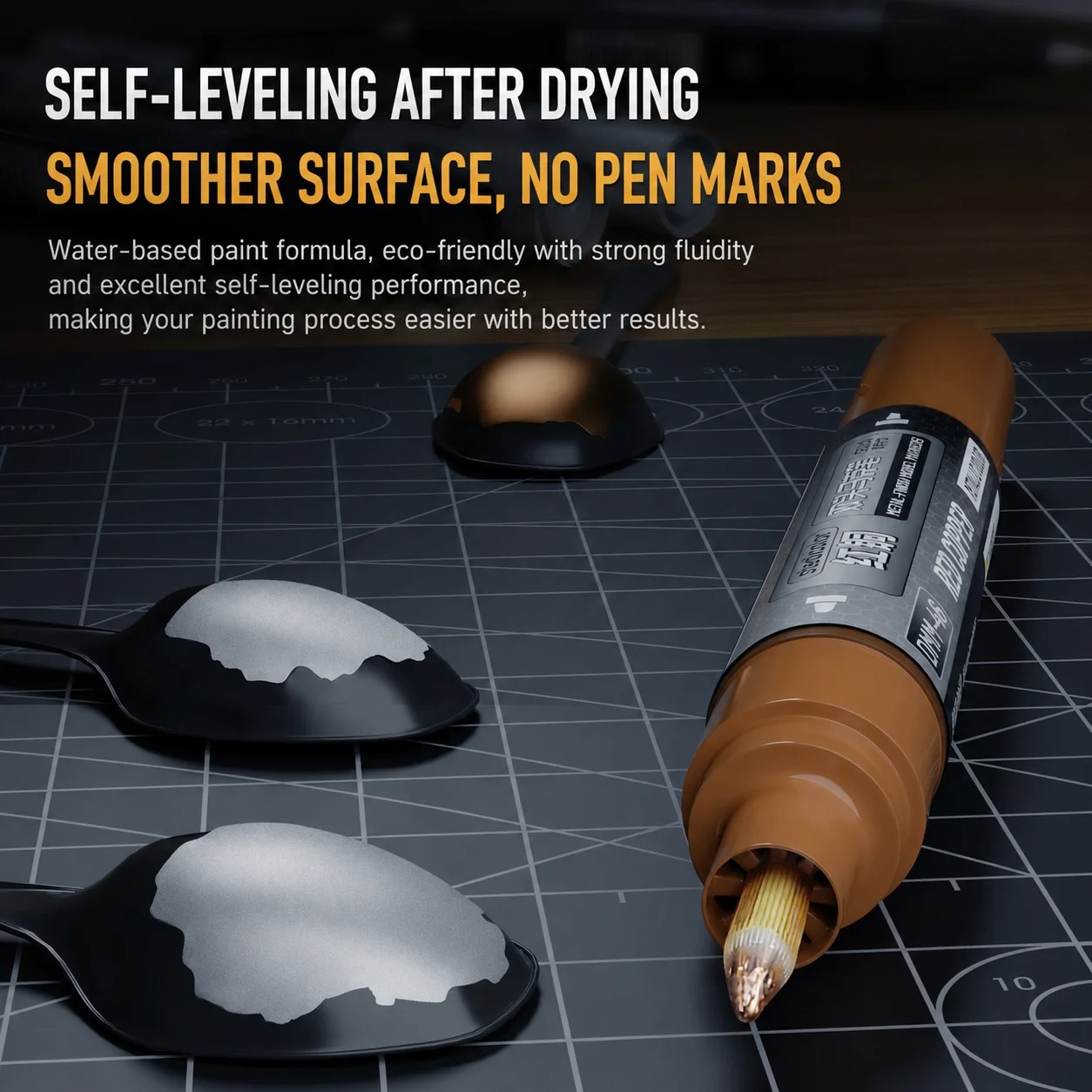 Stedi Dual Nib Metallic Water  - Model Kit Markers ulasan dan harga