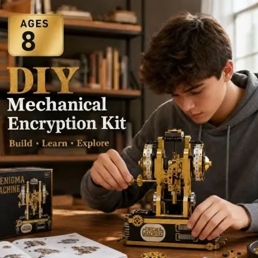 Enigma Machine Building Blocks - Model Kit Instructions ulasan dan harga