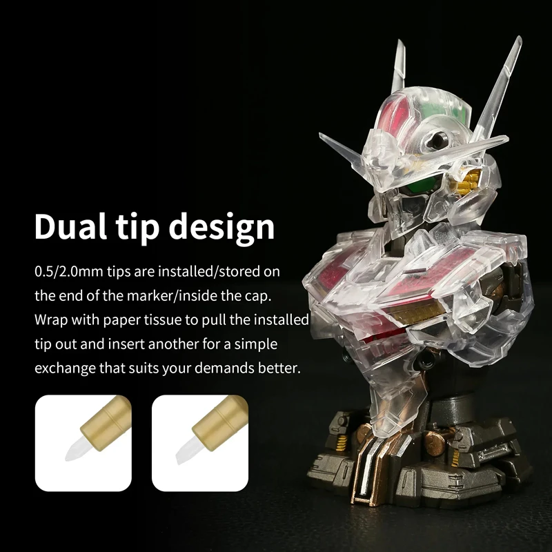 Metallic Markers Colouring Pen - Model Kit Markers ulasan dan harga