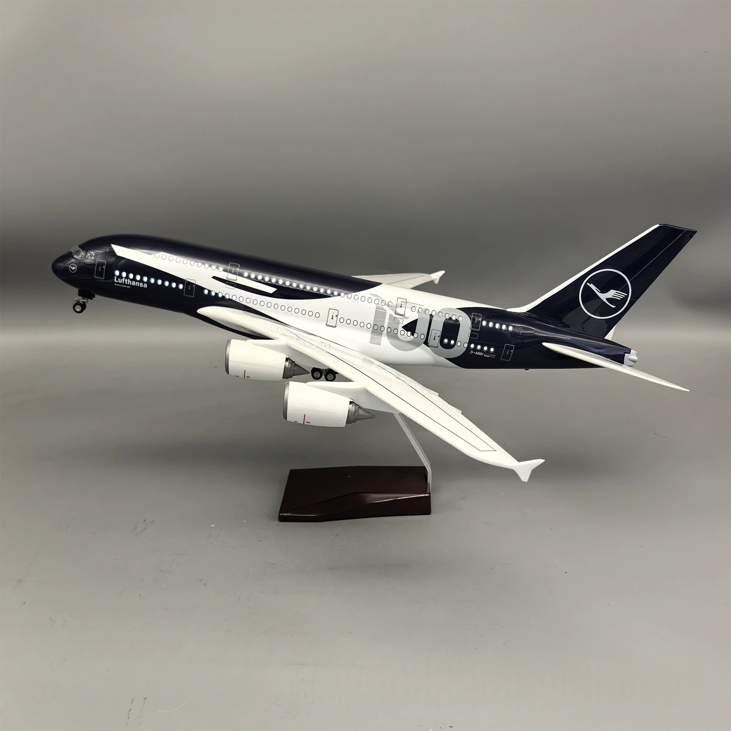 New 45cm Lufthansa A380 100 Ye - Model Kit Planes ulasan dan harga
