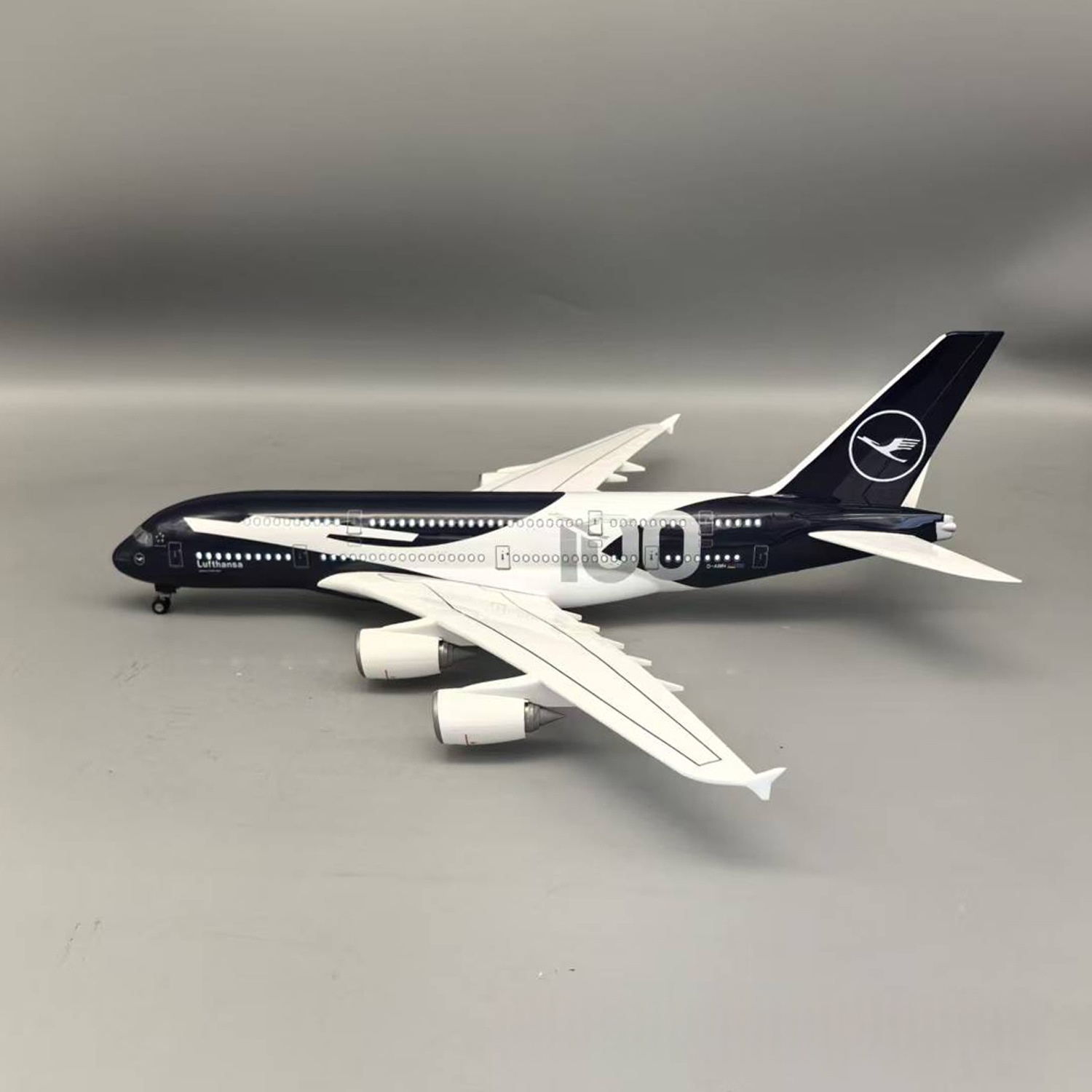 New 45cm Lufthansa A380 100 Ye - Model Kit Planes ulasan dan harga