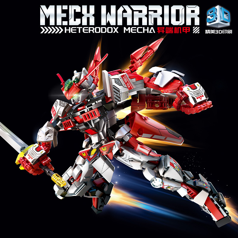 Warrior Mech Heterodox Bricks  - Model Kit Knight ulasan dan harga