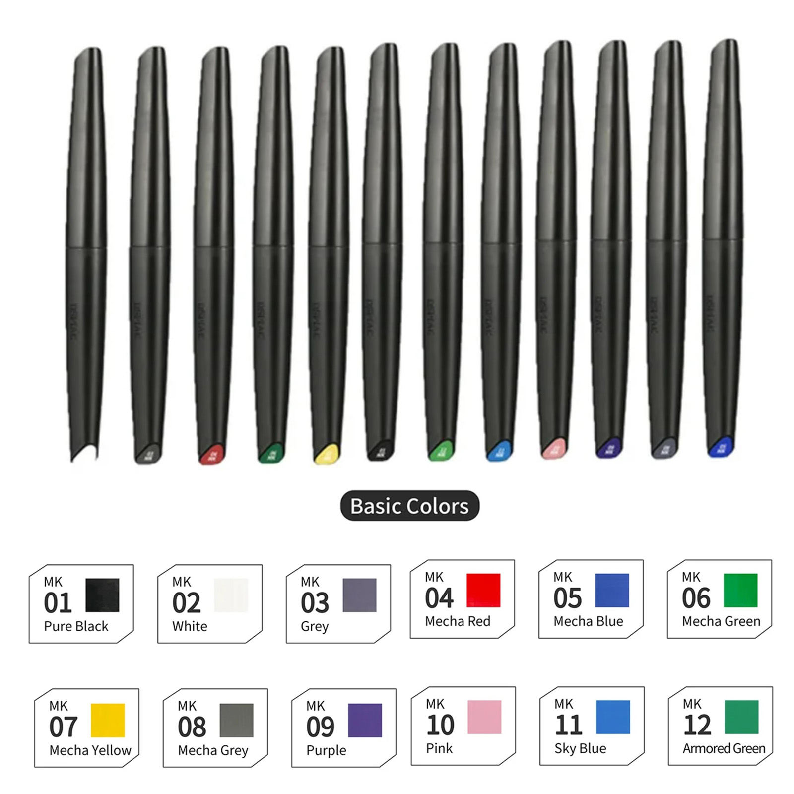 DSPIAE Soft Tip Water-based Ma - Model Kit Markers ulasan dan harga
