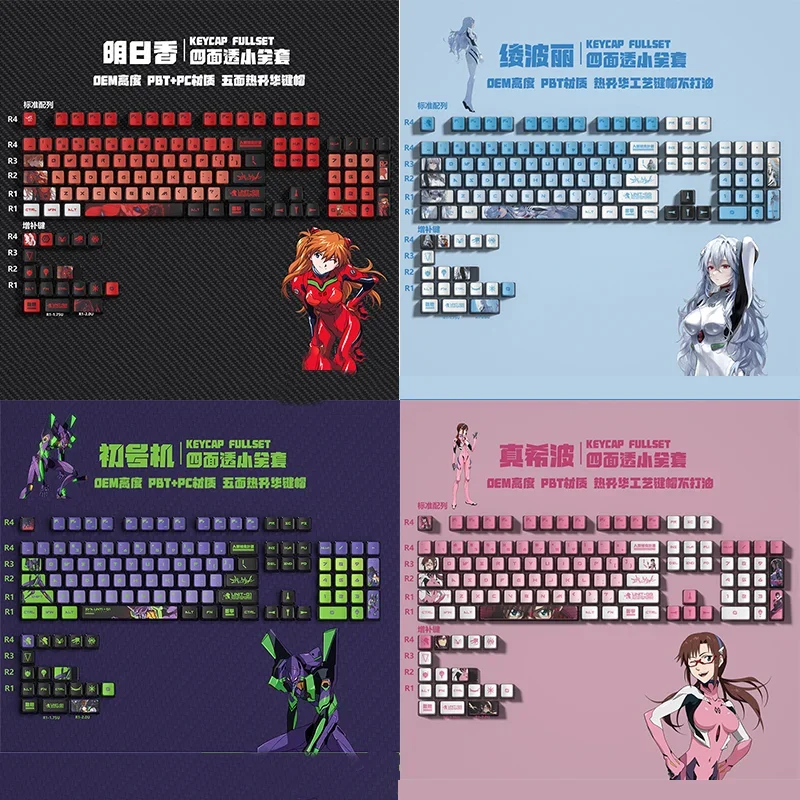 EVANGELION Eva Keycaps XDA EVA - Model Kit Eva 00 ulasan dan harga