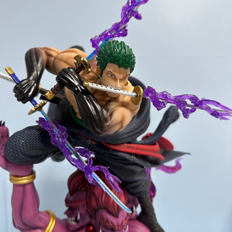One Piece Roronoa Zoro Purgato - Model Figure Base ulasan dan harga
