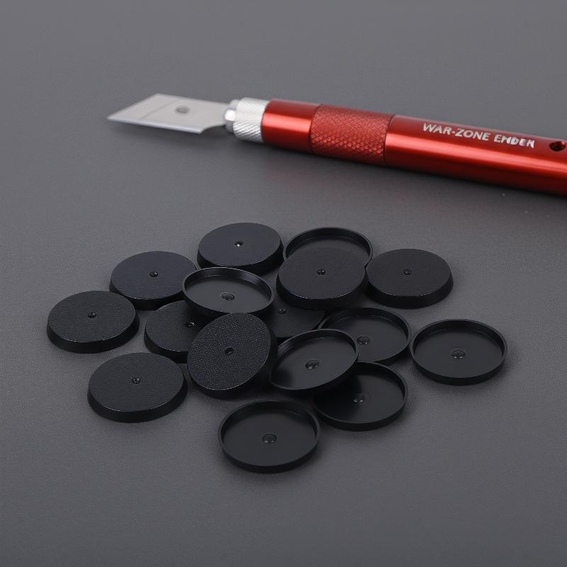 20Pcs 32mm Round Wargame Minia - Model Figure Base ulasan dan harga