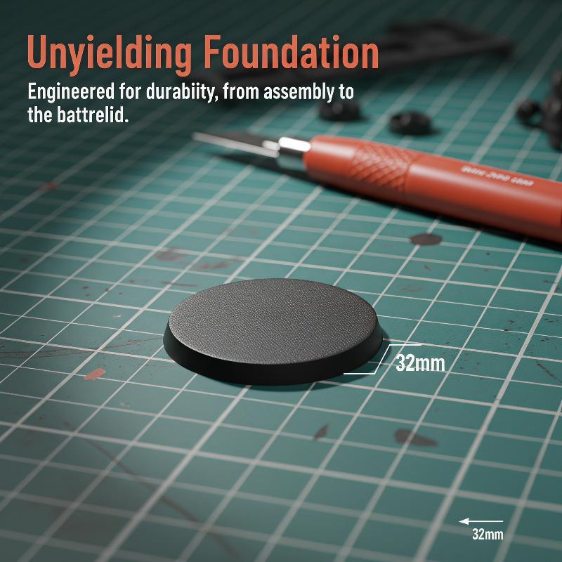 20Pcs 32mm Round Wargame Minia - Model Figure Base ulasan dan harga