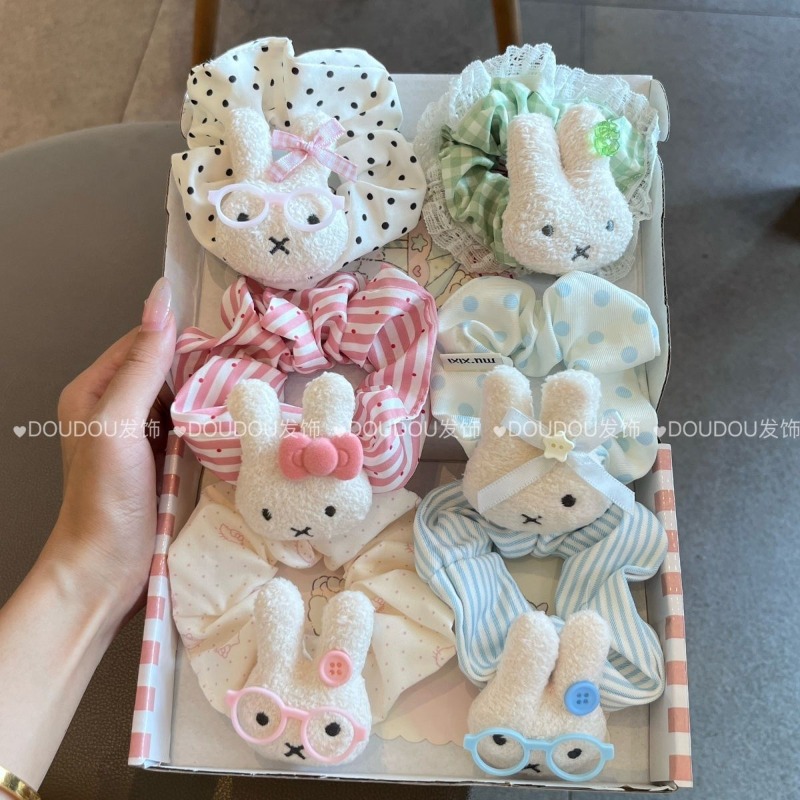 New Miffy Cute Hair Tie Large  - Model Kit Girls ulasan dan harga
