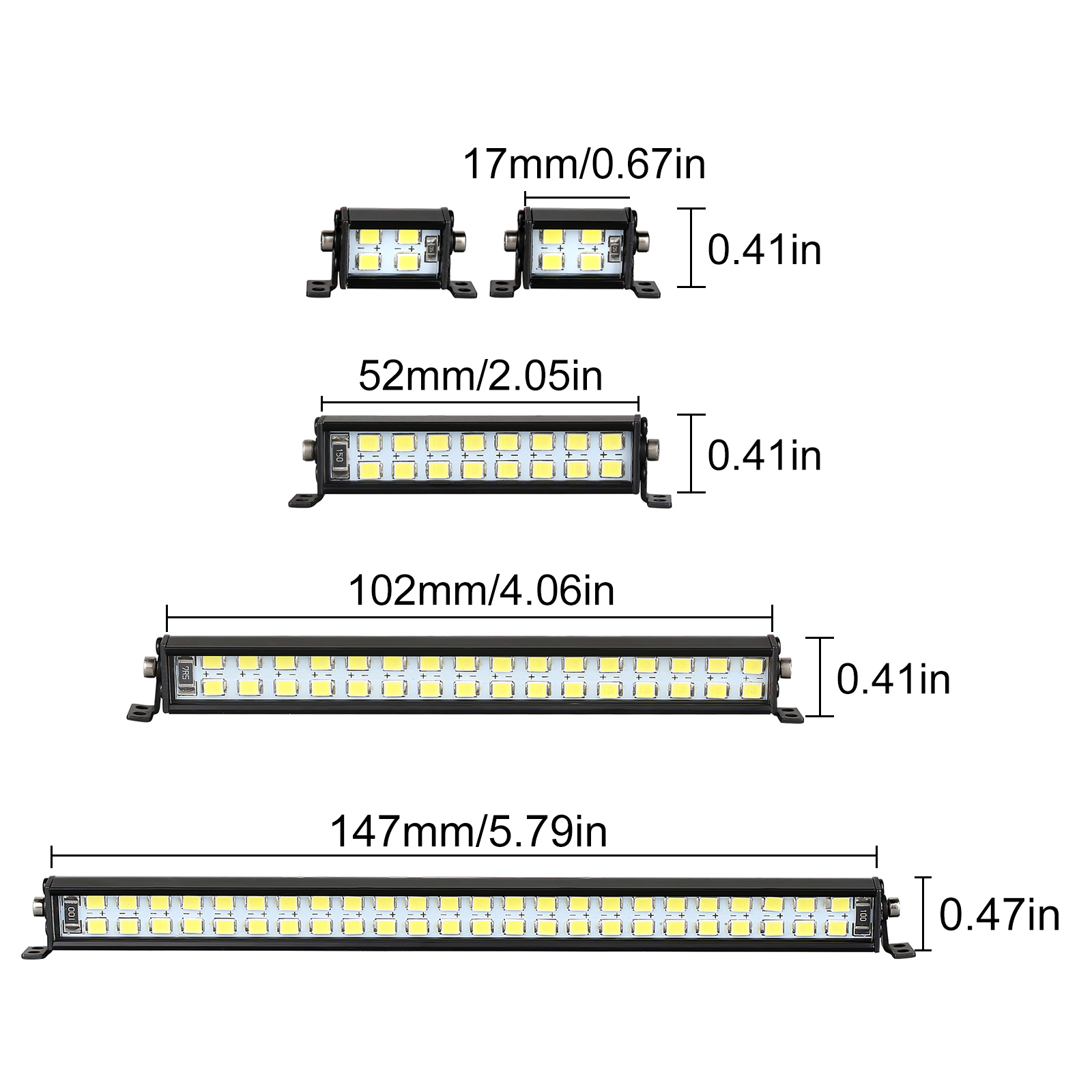 INJORA Bright Light Bar 17/52/ - Model Kit Tamiya ulasan dan harga