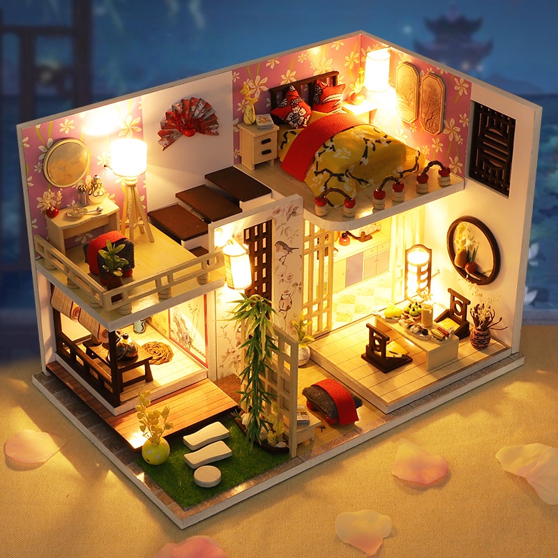 DIY Japanese Style Loft Villa  - Model Kit Instructions ulasan dan harga