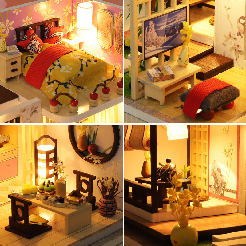DIY Japanese Style Loft Villa  - Model Kit Instructions ulasan dan harga
