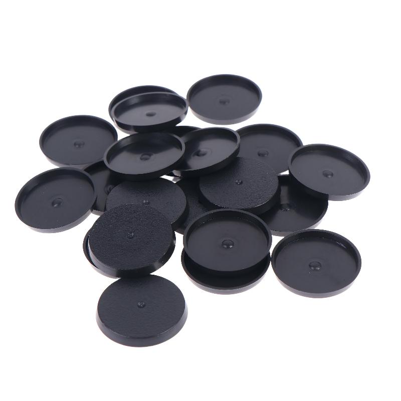 20Pcs 40mm Round Wargame Minia - Model Figure Base ulasan dan harga