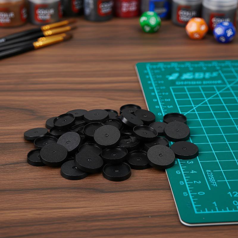 20Pcs 40mm Round Wargame Minia - Model Figure Base ulasan dan harga