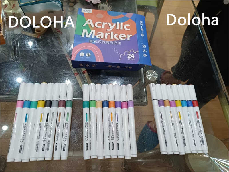 DOLOHA Doloha Acrylic Marker P - Model Kit Markers ulasan dan harga