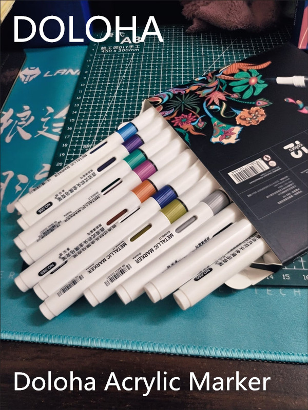 DOLOHA Doloha Acrylic Marker P - Model Kit Markers ulasan dan harga