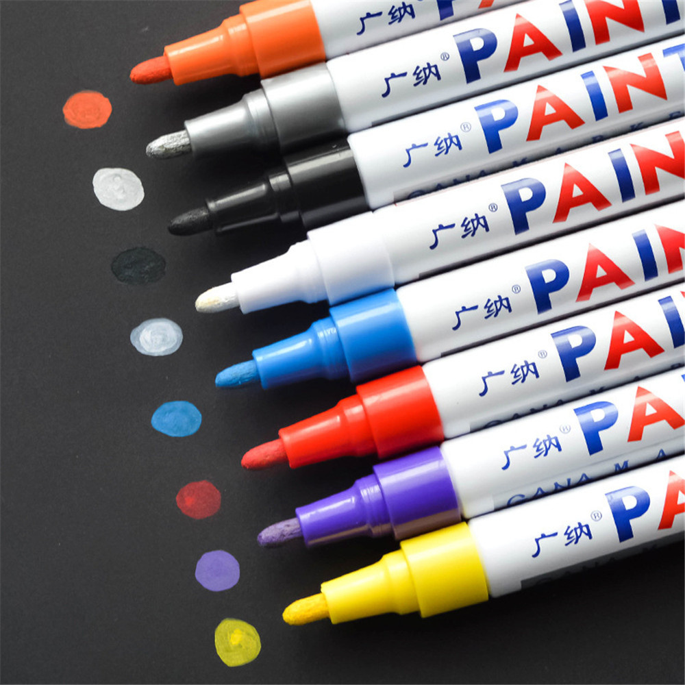 12 Colors Permanent Waterproof - Model Kit Markers ulasan dan harga