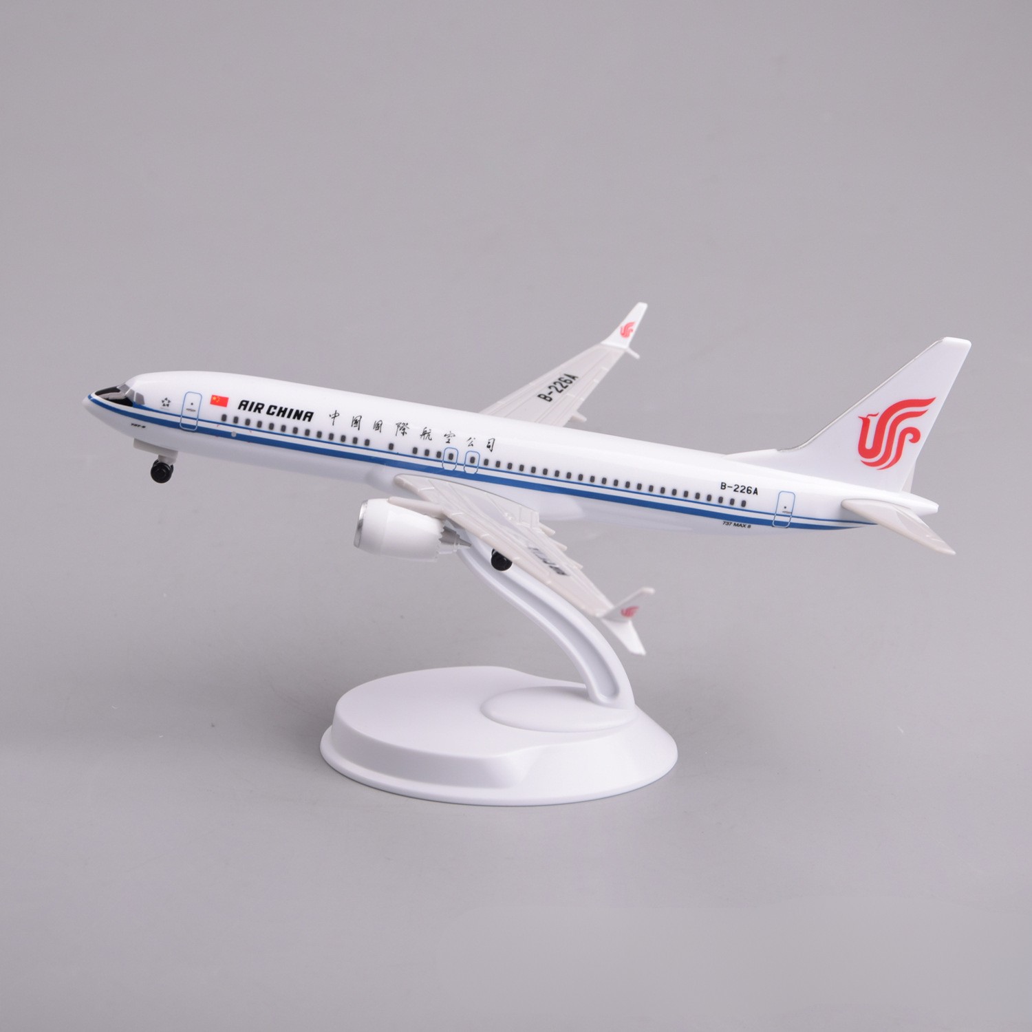 20cm Air China B737Max8 Plasti - Model Kit Planes ulasan dan harga