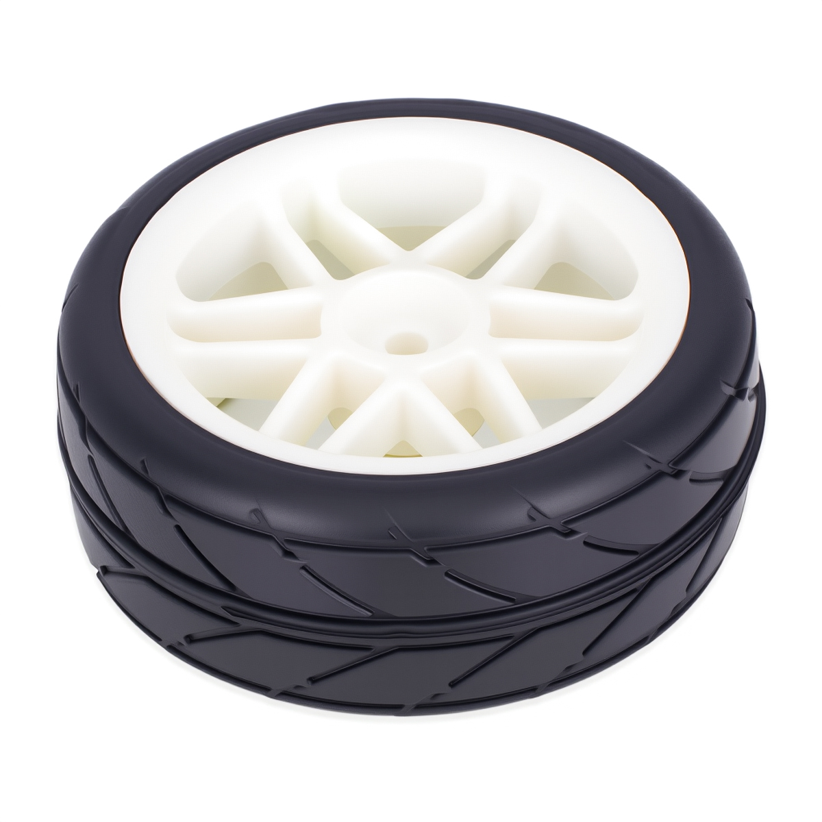 Pre-Glued RC Wheels Tires Set  - Model Kit Tamiya ulasan dan harga