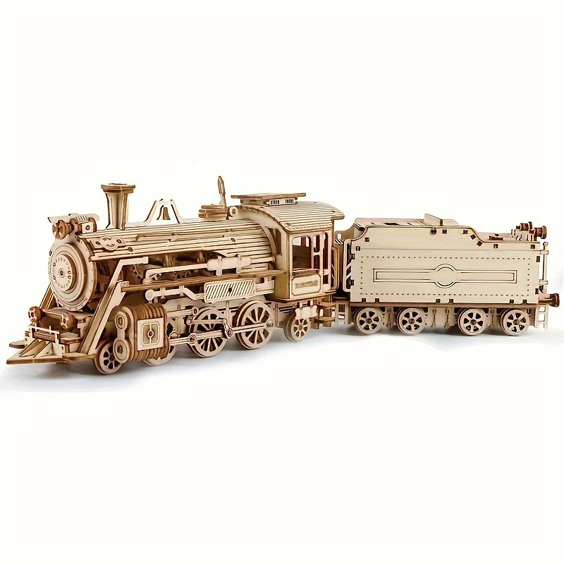 Locomotive 3D Wooden Puzzle Sc - Model Kit Locomotive ulasan dan harga