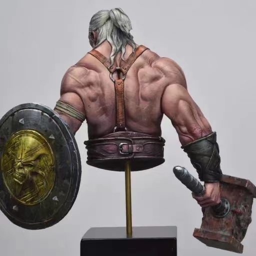 1/12  Resin Model Bust GK， Una - Model Kit Zombie ulasan dan harga