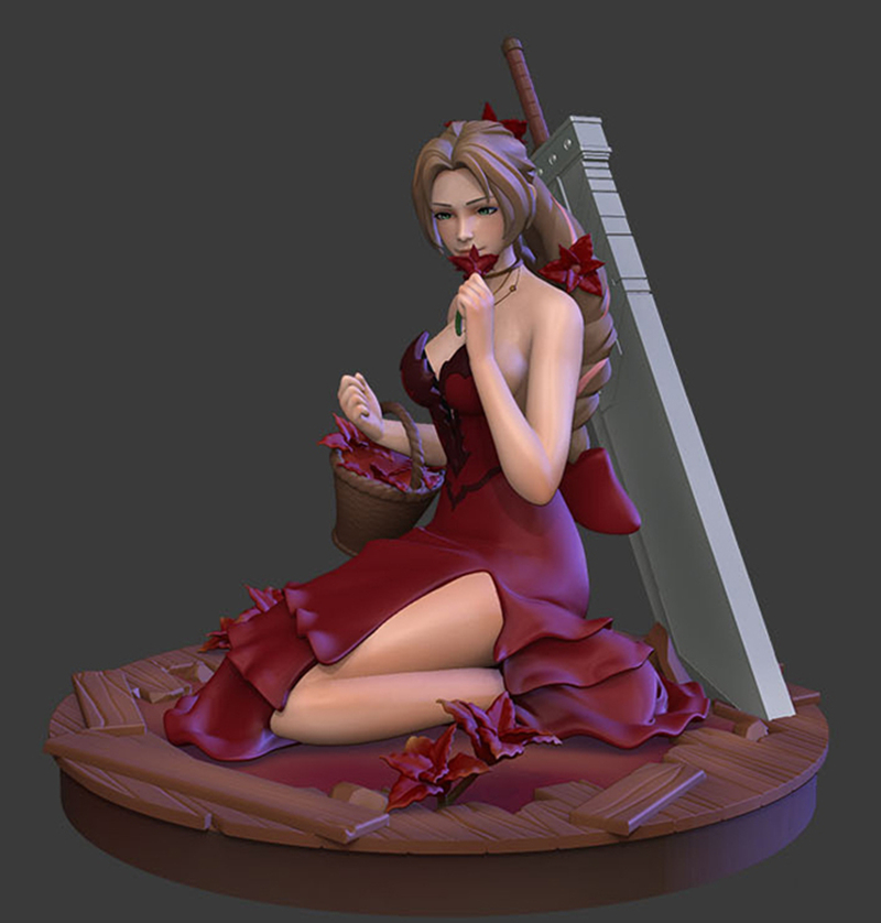 Resin Figure Kit  Aerith Gains - Model Kit Medabots ulasan dan harga