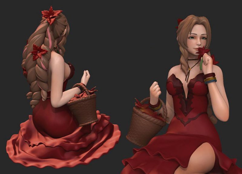 Resin Figure Kit  Aerith Gains - Model Kit Medabots ulasan dan harga
