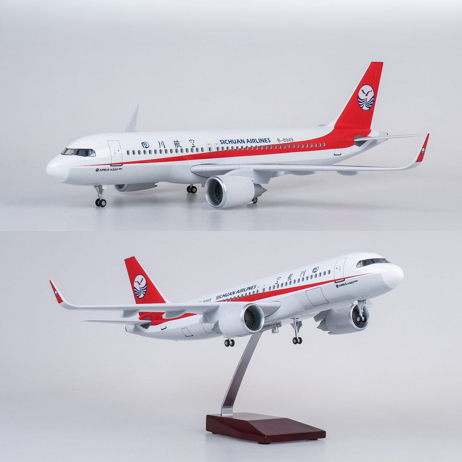 47cm Large Scale Sichuan A320  - Model Kit Planes ulasan dan harga